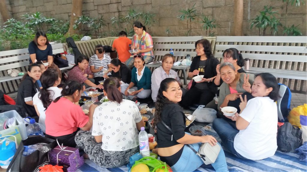 Filipino domestic workers Hong Kong Sunday