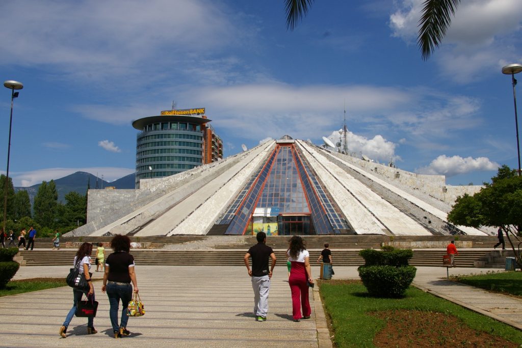 Hoxha pyramid Tirana