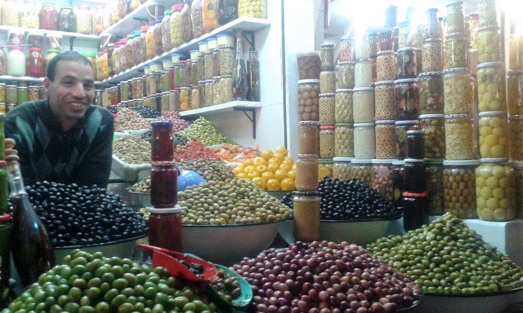 olive stall marrakech
