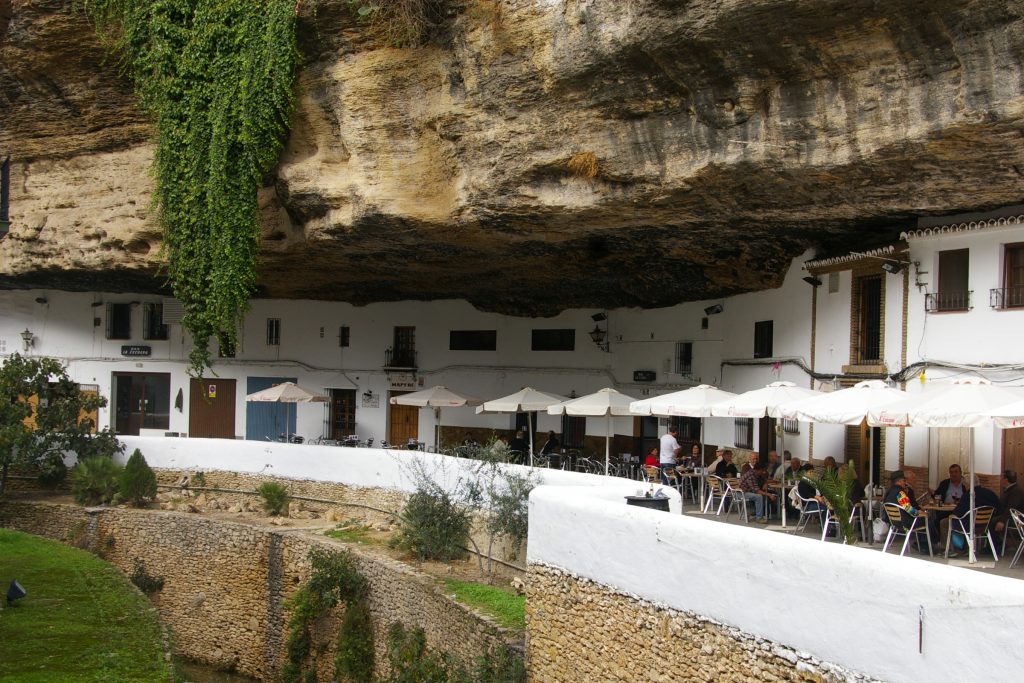 houses built in the rock Setenil de las Bodegas