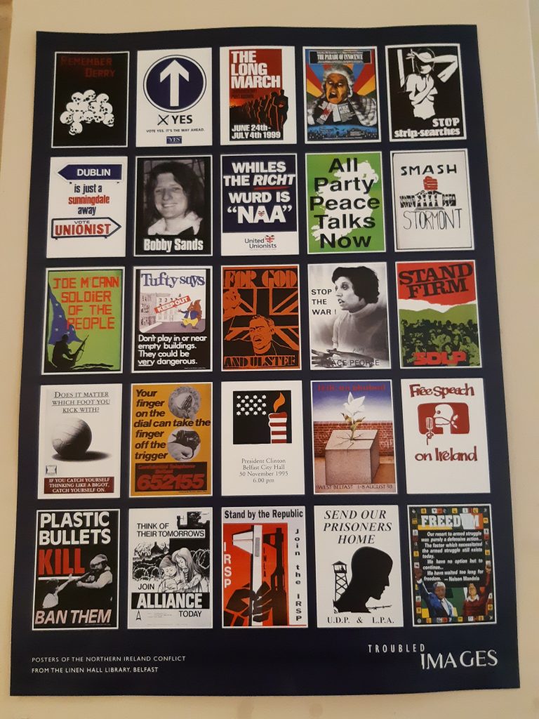 Linen Hall library Troubles posters