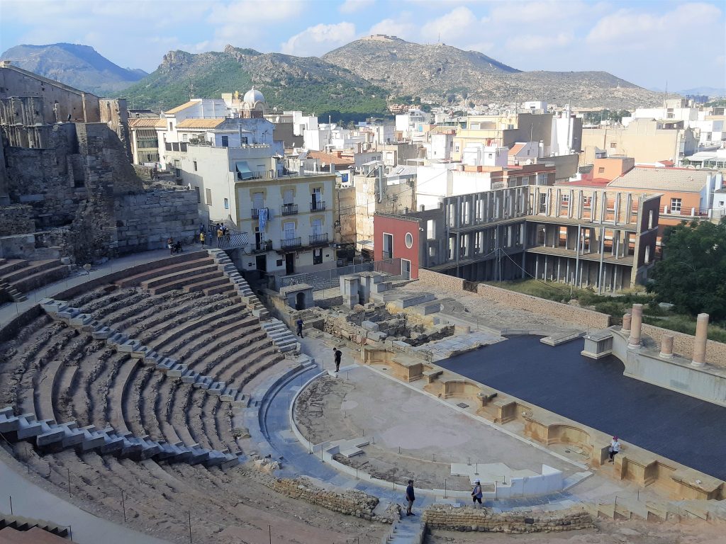 Roman theatre Cartagena Spain