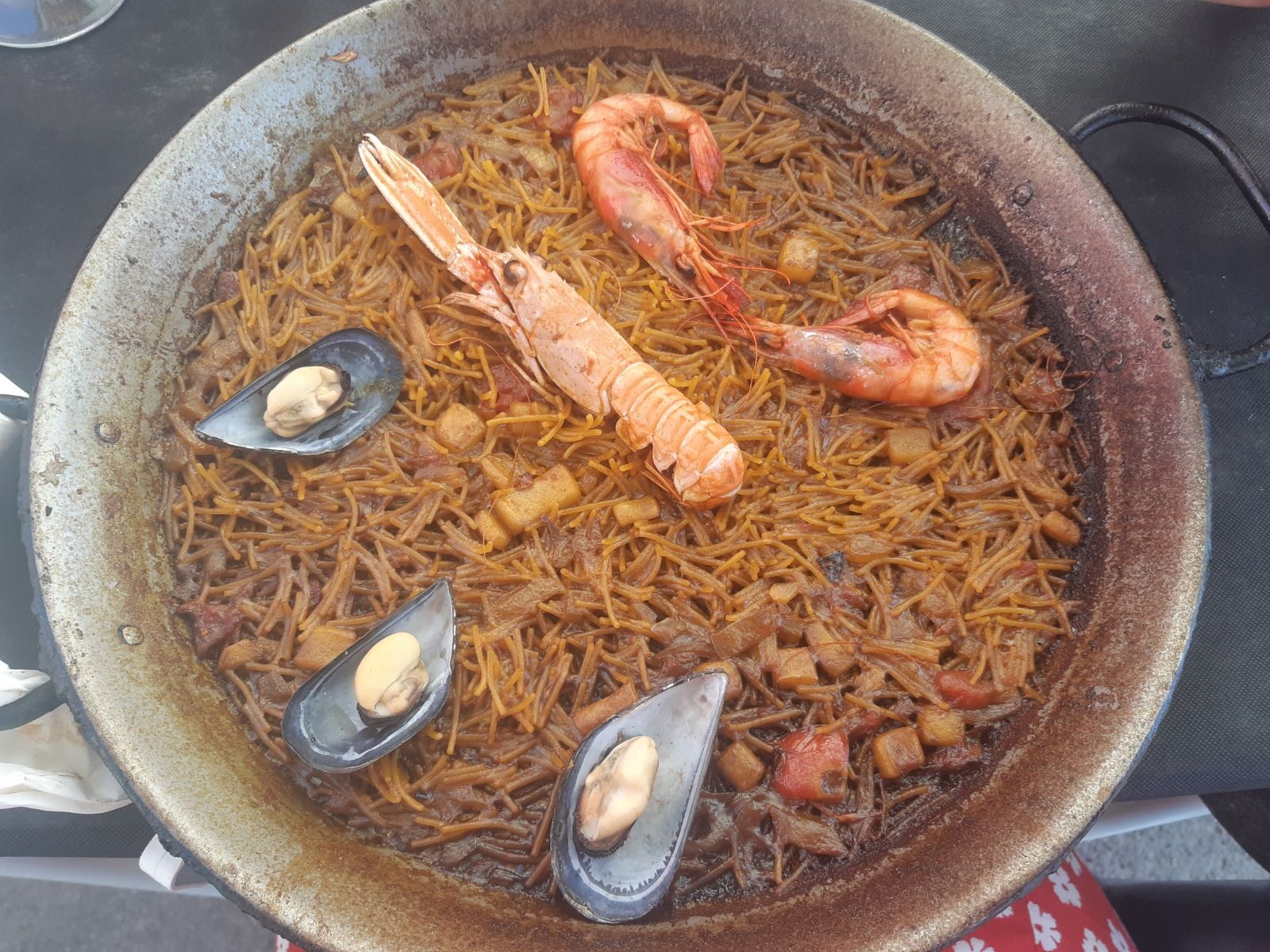 Restaurante Mirabel fideua El Palmar Valencia