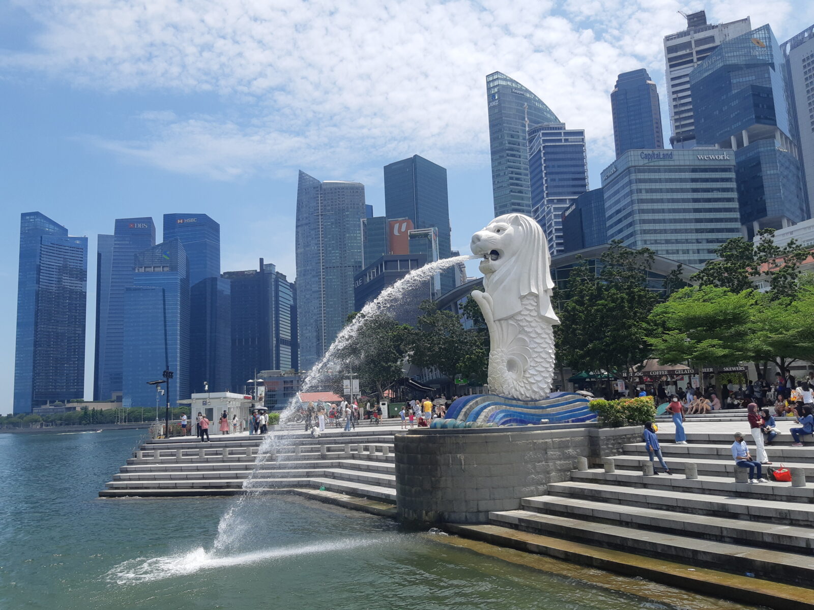 Merlion Marina Bay Singapore