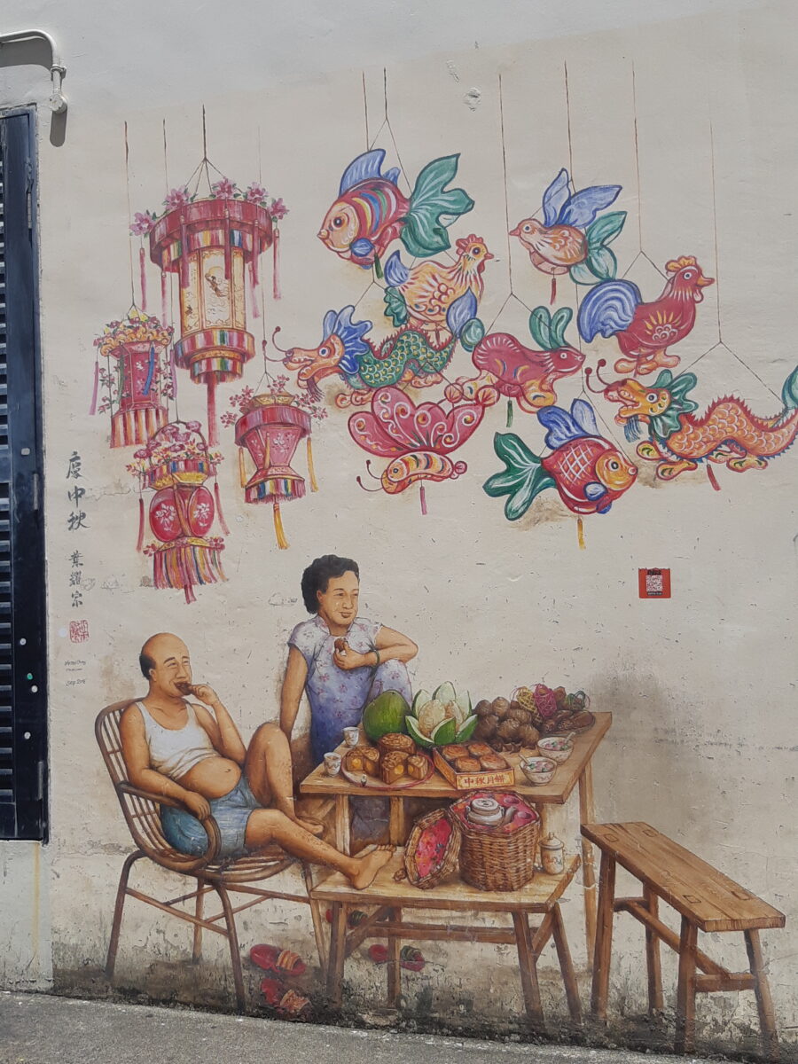 Yip Yew Chong murals Chinatown Singapore