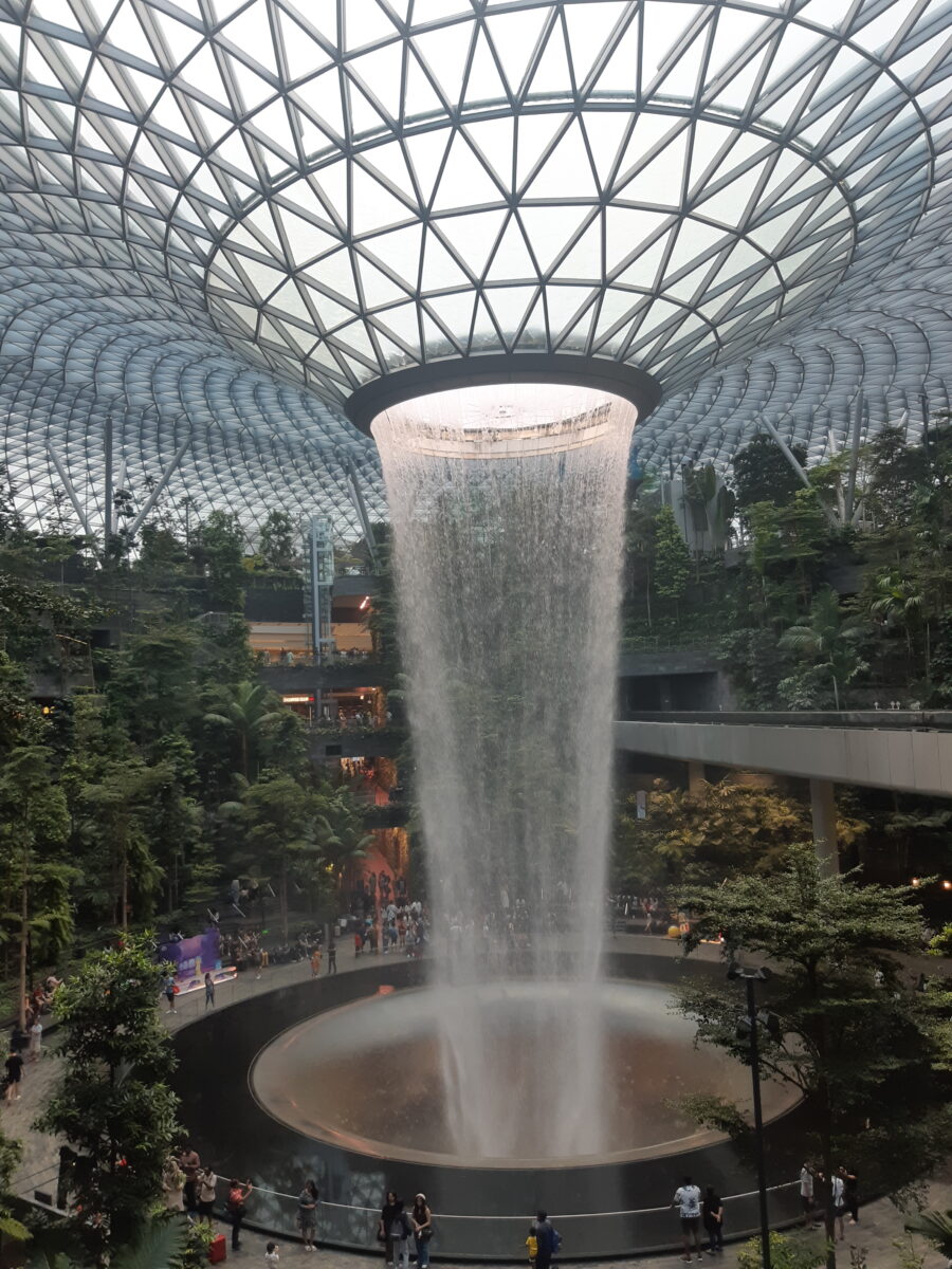Rain Vortex The Jewel Singapore Changi Airport